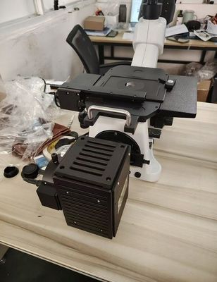HM-41X Inverted Metallographic Microscope with Semi-Achromatic Objective for Material Analysis