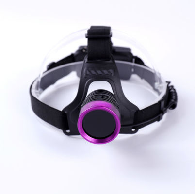 40 ×38mm Peak Wavelength Adjustable UV Headlamp For Head And Helmet Wear