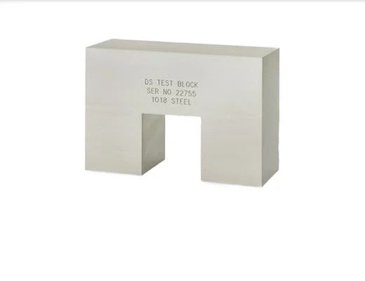DS Distance and Sensitivity Calibration Block Carbon Steel