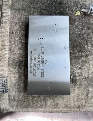 Carbon Steel RC Resolution Comparison Ultrasonic Calibration Block Standard AWS D1.1/D1.1M-2015