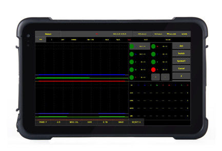 All Digital TFT Color Display Lightweight Trolley Ultrasonic Railway Flaw Detector for Railway System