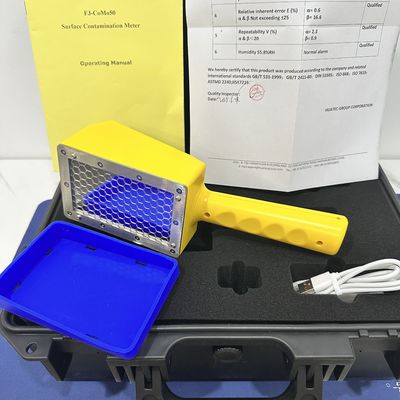 Compact Nuclear Industry Sound Light And Vibration Alarm ALPHA BETA GAMMA Surface Contamination Meter FJ-CoMo50