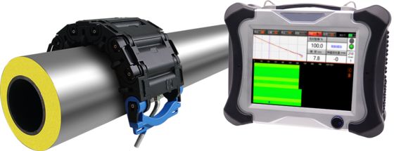 HEF-17 Pulse Eddy Current Metal Pipe Wall Thickness Tester with LCD Screen