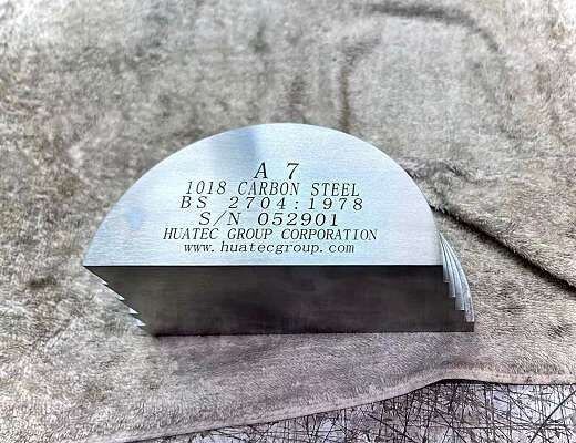 A7 Ultrasonic Calibration Block – Carbon Steel RTB Calibration Block