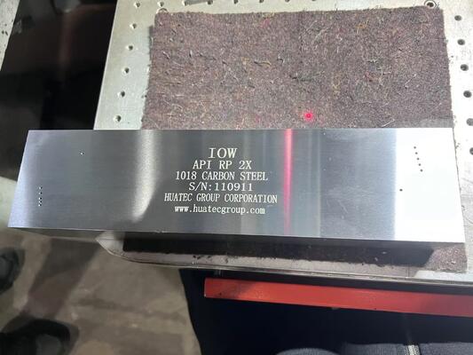 IOW Industrial Beam Profile Calibration Block Ultrasonic Inspection Angle Probe Calibration Test Specimen