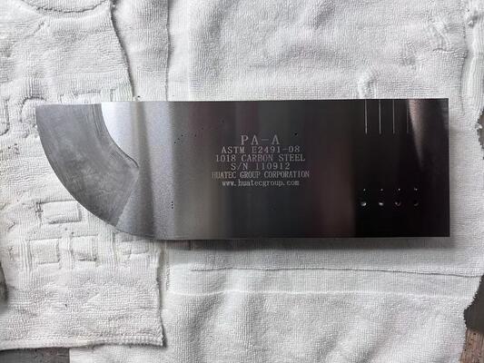 Phased Array Type A Block Calibration block - NDT Service