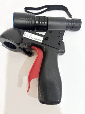 DG-B10 365nm UV Flashlight Spray Can Handle Mount Aviation Aluminum 12 LED Core Fluorescent Penetrant Inspection Spray Gun Bracket