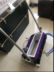 HC1400-LED Fillet Weld Vacuum Box Leak Detector 60kPa Vacuum Electromagnet Push Rod Motor LED Light Storage Tank Corner Weld NDT Leak Test Equipment