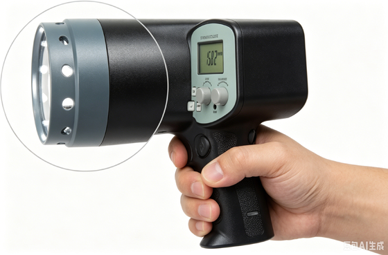HDTS-3350PC High Precision Stroboscope Meter Internal & External Trigger Flash Tachometer