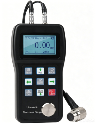 TG-3200L 0.01mm Resolution Ultrasonic Thickness Tester LCD Backlight USB Data Output Pressure Vessel Corrosion Thickness Measuring Instrument