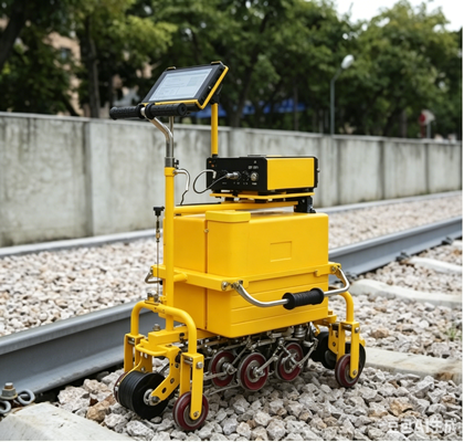 FD-GT-20 Lightweight Rail Ultrasonic Flaw Detector 10 Channels A/B Scan WIFI GPS Cloud Storage Railway Track Defect Inspection Trolley