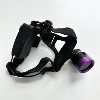 DG-3101S Adjustable UV Headlamp with 365 nm UV-A LED and 10000μW/cm² Intensity for Hands-Free Inspection