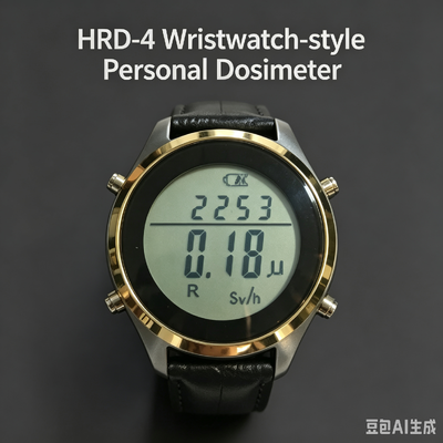 HRD-4 Wristwatch-style Personal Dosimeter with Alarm Function IP67 Protection and 100 Hours Continuous Working Time