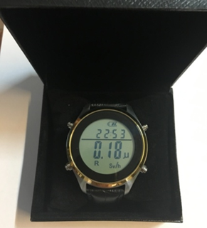 HRD-4 Wristwatch-style Personal Dosimeter with 50 keV-1.3MeV Energy Response, 0.10 μSv/h-50mSv/h Measuring Range, and Adjustable Alarm Threshold