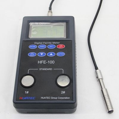 HFE-100 Digital Ferrite Content Tester Dual Display Mode Fe% FN Unit Stainless Steel Duplex Steel Weld Ferrite Detector