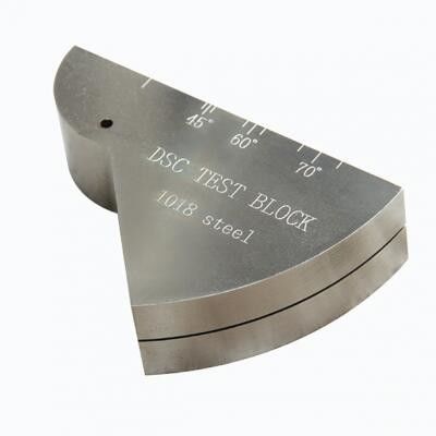 AWS DSC Distance and Sensitivity Calibration Block Ultrasonic Angle Beam Transducer Calibration Test Block