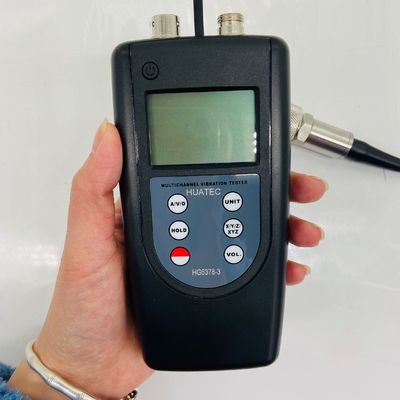 HG6378-3 3-Channel 3D XYZ Piezoelectric Accelerometer Wide Frequency Range Vibration Tester