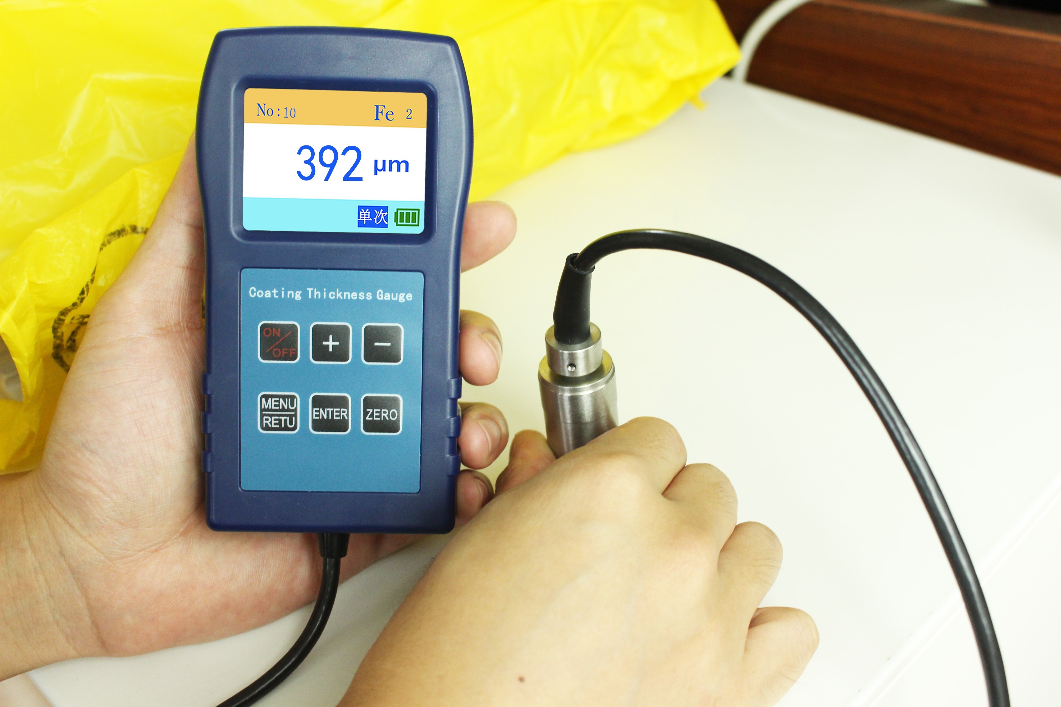 TG-6008 Magnetic Coating Thickness Meter for Fireproof & Anti-Corrosion ...