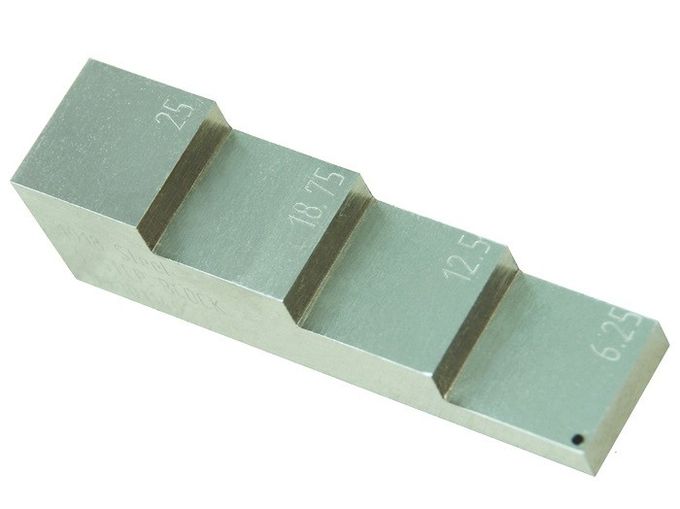 Thickness and linearity 4 step wedge calibration block with CE , Calibration Certificate