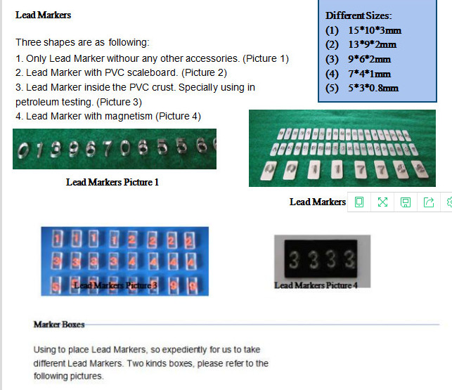 Radiography Accessories